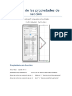 Calculo de Las Propiedades de Sección