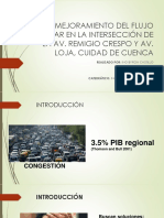 ESTUDIO DE CAPACIDADES Y NIVELES DE SERVICIO EN UNA INTERSECCION CONFLICTIVA