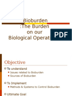 Bioburden:The Burden On Our Biological Operations