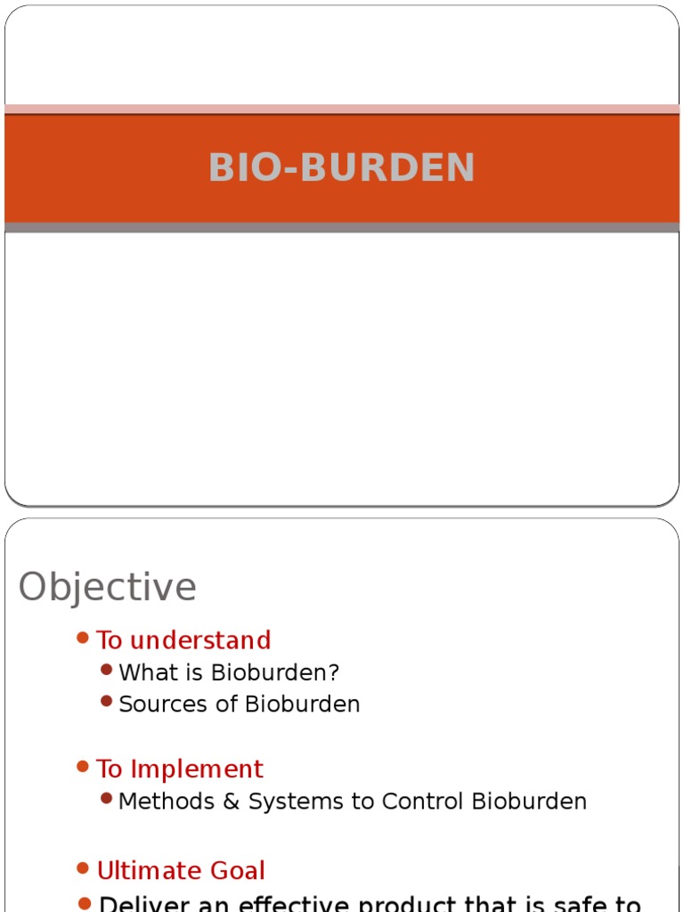 Bio Burden | PDF | Wellness