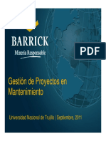 8. Gestión de Proyectos en Mantenimiento Lagunas Norte - Marco Castillo - MBM