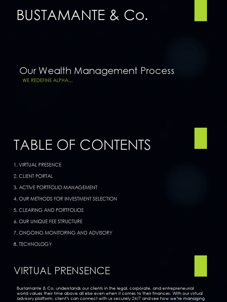 Wealth Management Process Pdf