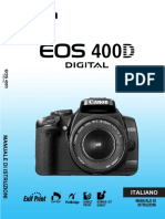 Canon EOS 400D manuale uso italiano