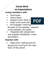 Group Work Self Evaluation