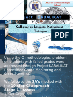 Project KABALIKAT Improves Student Grades