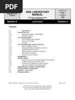 Ora Laboratory Manual: Section 5 Section 5