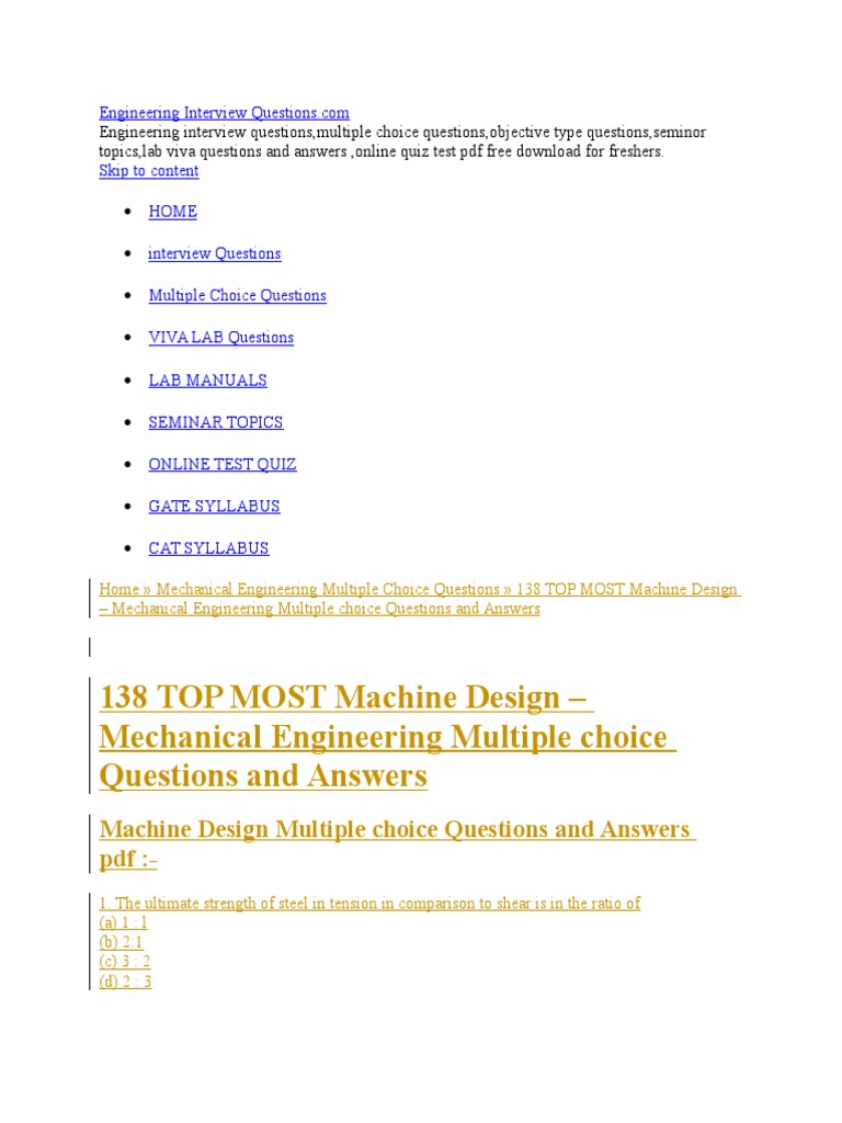 BASIC ENGINEERING INTERVIEW QUESTIONS PDF visual data 2