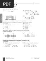 Geometry Chapter 1 Worksheets