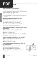 Geometry Chapter 2 Worksheets