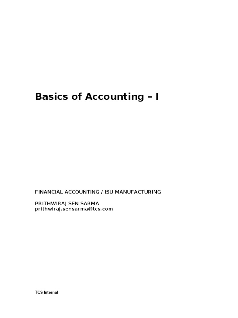 Accounting Basics and Principles | PDF | Debits And Credits | Bookkeeping
