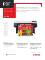 Canon ImagePROGRAF - iPF8400SE Plotter Manual