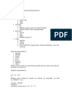 Columnar Data Structure and Analysis