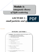 Lecture On Rayleigh Scatterring