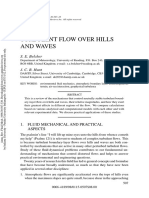 Turbulent Flow Over Waves and