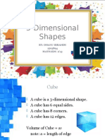 3-Dimensional Shapes: By: Dhanu Ibrahim 1503894 Math-Edu A'15
