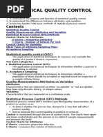 Statistical Quality Control