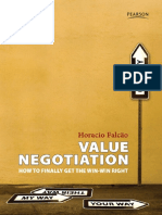Intro of Value Negotiation How to Finally Get the WIn Win Right