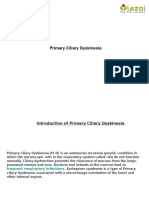 Primary Ciliary Dyskinesia