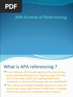 Download APA Format of Referencing by jasmi11 SN30884697 doc pdf