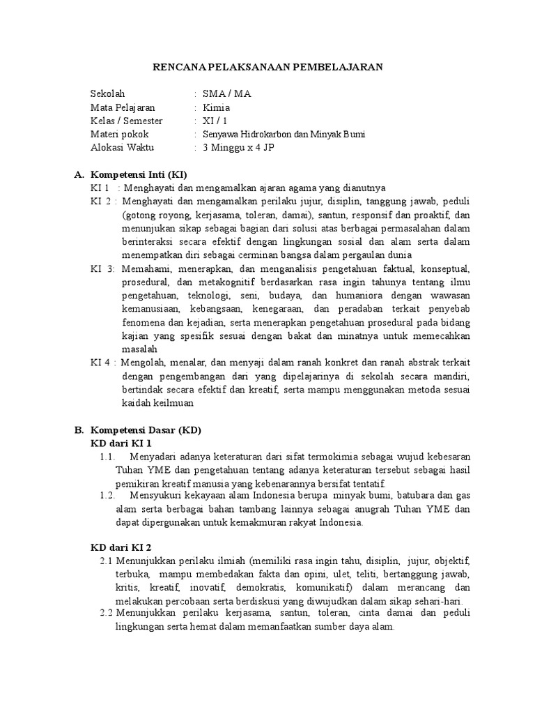 1 Senyawa Hidrokarbon Dan Minyak Bumi Docx