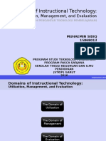 Domains of Instructional Technology: Utilization, Management, and Evaluation