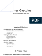 James Gascoine: Venturi Meters & 2-Phase Flow