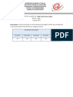 Promedio de Autoevaluaciones en El 2do Parcial