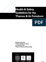 Health & Safety Guidelines For The Thames & Its Foreshore