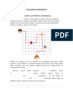 Actividades de Puntos Cardinales 2°