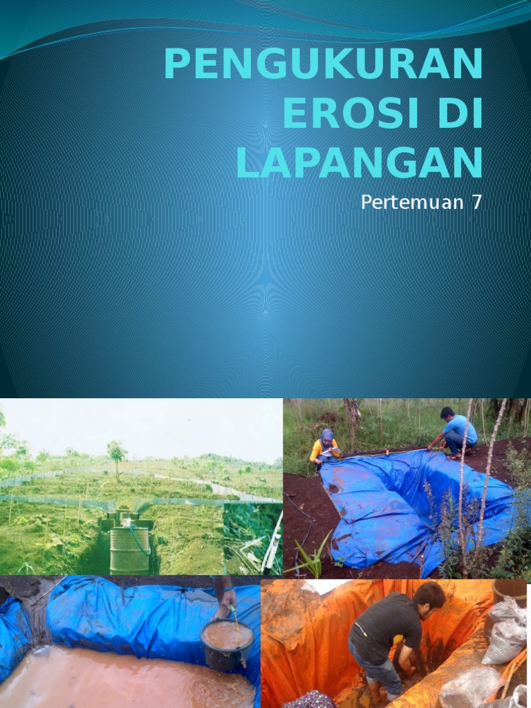 07 - Pengukuran Erosi Di Lapangan | PDF