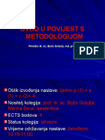 Predavanja - Uvod U Povijest S Metodologijom