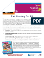 2016 Fair Housing FOCUS