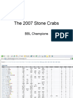 The 2007 Stone Crabs: BBL Champions