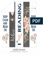 Printable Reading Bookmarks by Blooming Homestead