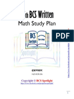 36th BCS Written Math Study Plan