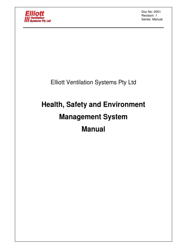 HSE Management System Manual Overview | PDF | Safety | Hierarchy