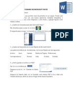 Cuestionario de Microsoft Word y Openoffice Writer