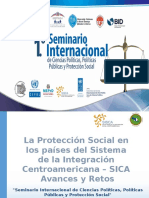 Conferencia «Sistema de Protección Social de Centroamérica y el Caribe: avances y retos», a cargo de Aída Arguello, directora ejecutiva de la Secretaría de la Integración Social Centroamericana (SISCA) en El Salvador