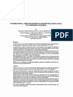 Etnobotanica. Aprovechamiento Tradicional de Plantas y Patrimonio Cultural