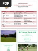 Download 2016 Summer Sports Camp Brochure by Hillsborough Parks  Recreation SN308884010 doc pdf