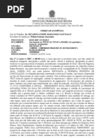 Ata de Audiência Sentença Deiby da Paixão