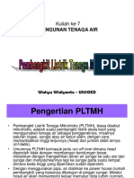 Kuliah 8 Bangunan Tenaga Air - Mikrohidro