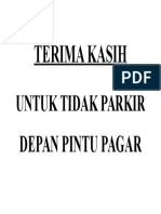 Tidak Parkir