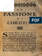 Guido Casoni. La Passione Di Christo. 1626 (Calligrammi)