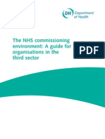 The NHS Commissioning Environment, A Guide for ion in the Third Sector