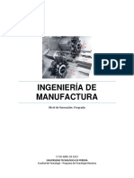 Ingenieria de Manufactura 15-05-2015