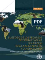 Estado de Los Recursos de Tierras y Agua en El Mundo. 2011