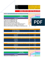 Analisis de Instalación de Alumbrado