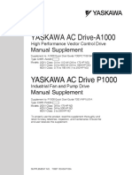 Yaskawa A1000 Installation Guide