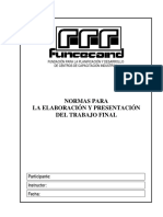 Normas Para La Elaboración y Presentación Del Trabajo Final-I_Texto